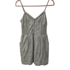 Staring at Stars Anthropologie Strappy Dress Light Blue Gray with Silver M